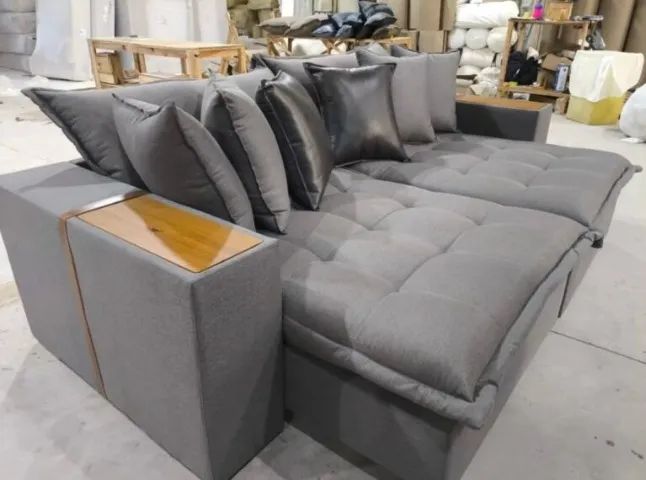 Sofá Cama Tebas  2,55m.    Produto Novo.   Pronta Entrega. - Foto 3
