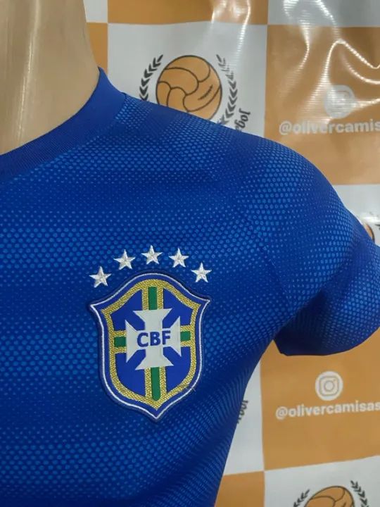 Camisa feminina Brasil 2014 - Foto 2