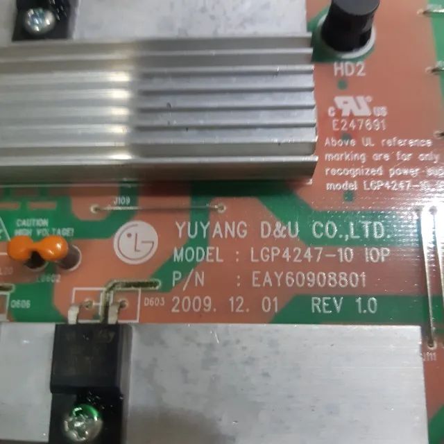 Placa Fonte Tv Lg 47LX9500 - Foto 2