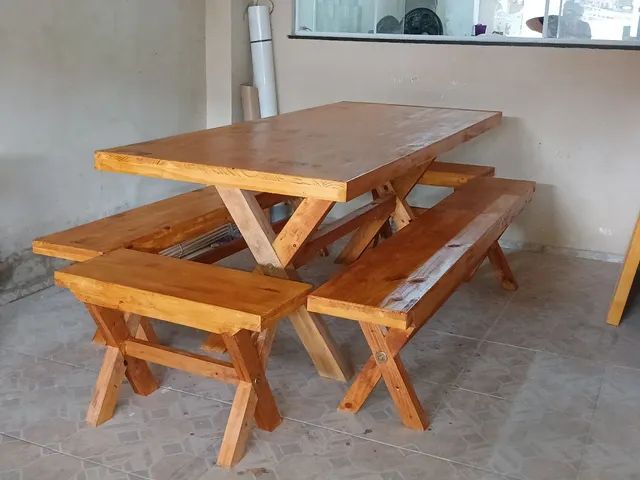 Mesa madeira.  - Foto 4