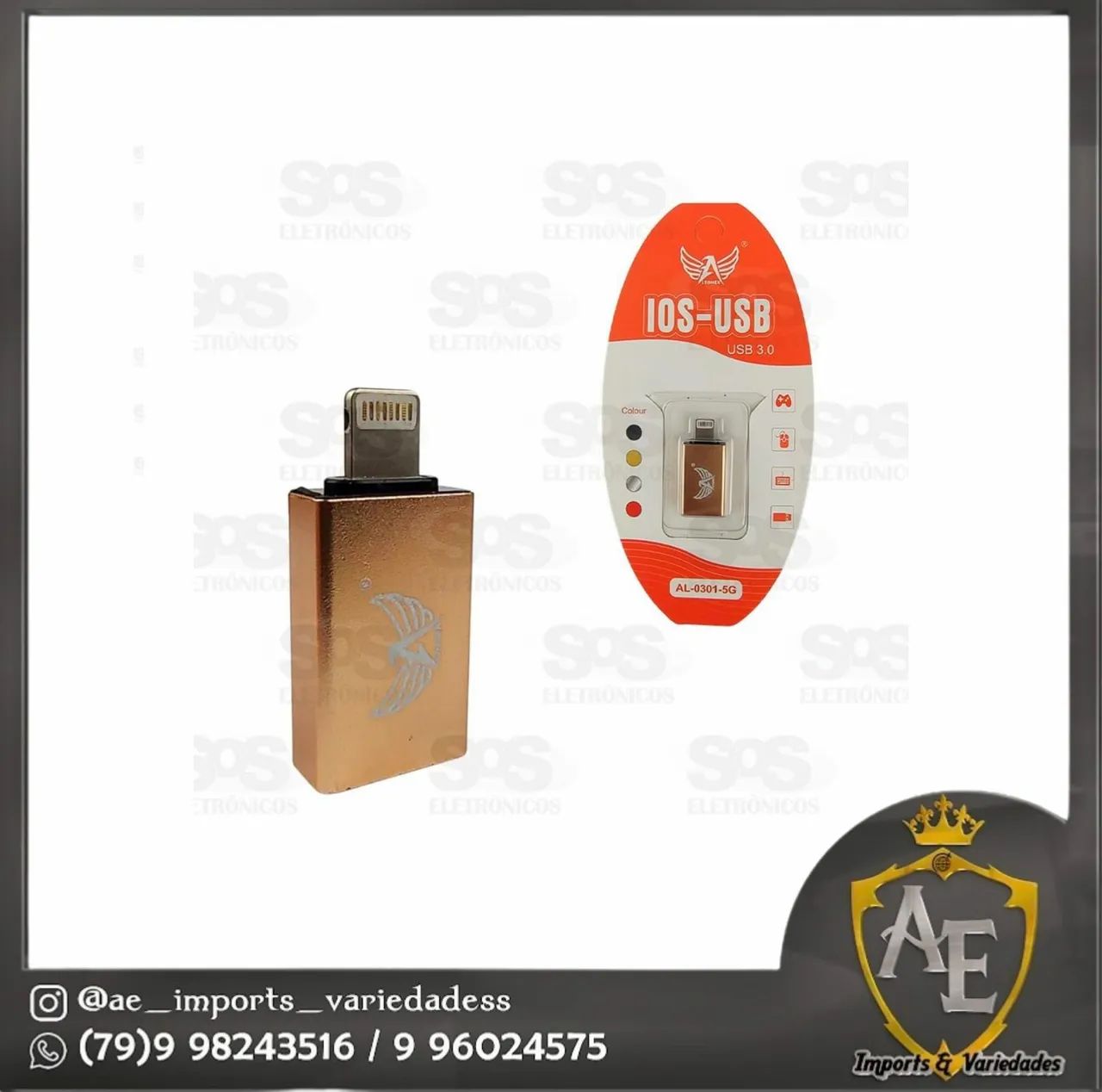 Adaptador otg para iPhone 64300402451714122