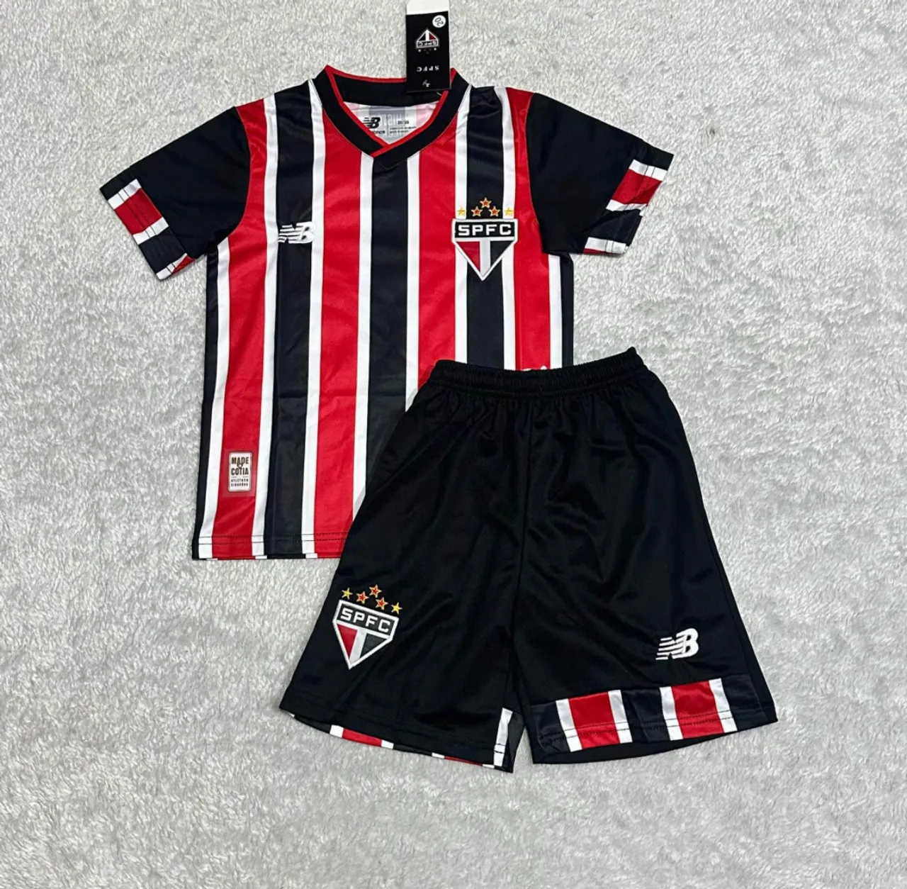 Conjunto infantil do São Paulo II 24/25 - Pronta entrega