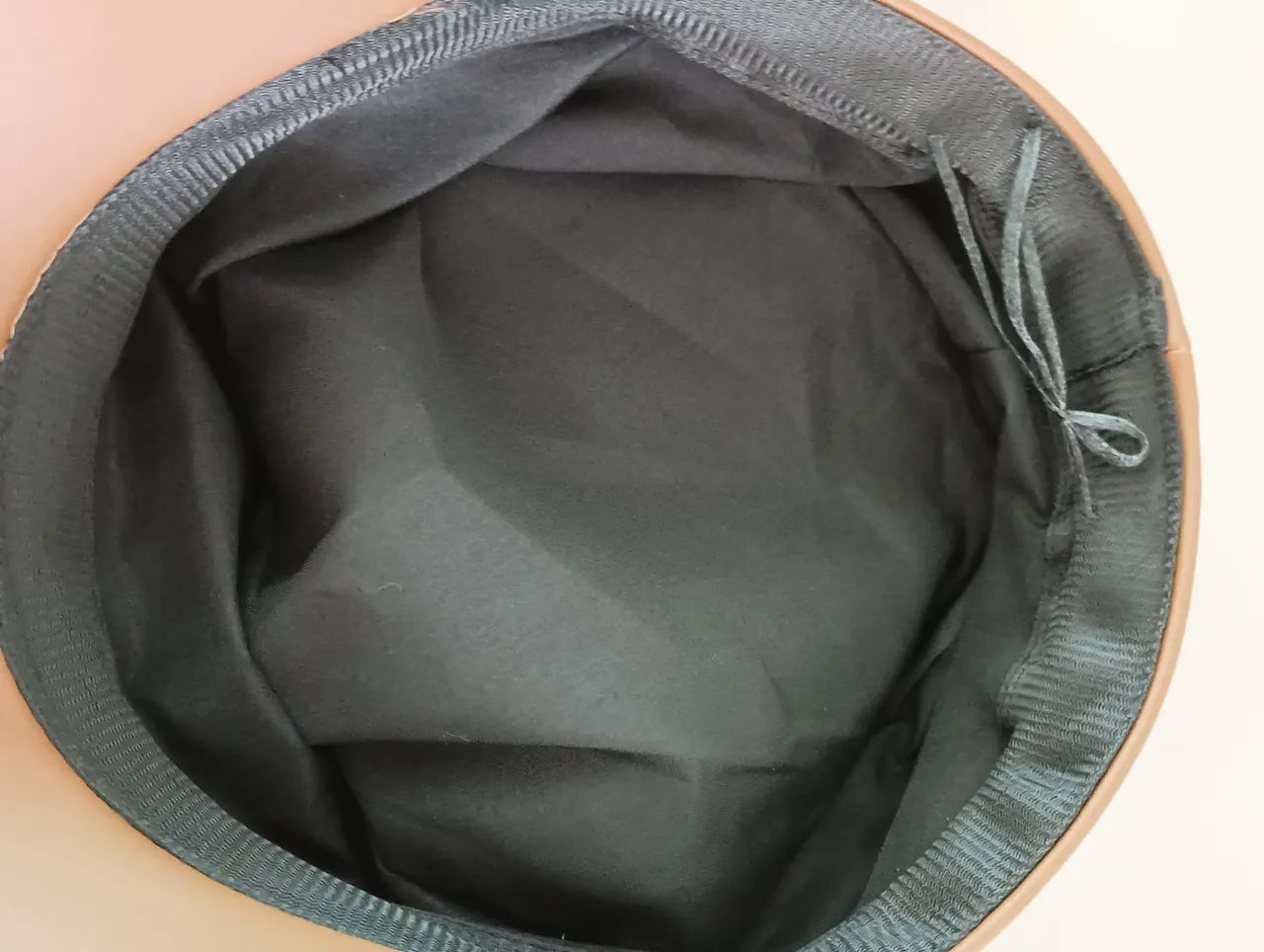 Boné de Couro  sintético Marrom - Foto 3