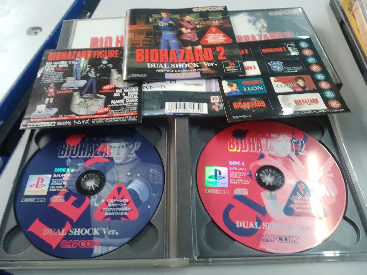 Kit Playstation 1 Ps1 Biohazard directors cut e Biohazard 2 e 3  - Foto 2