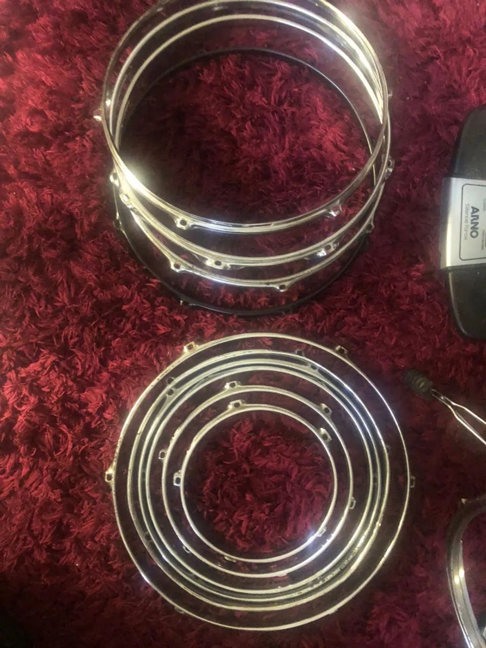 Aros para bateria acustica, caixa, tom, surdo e bumbo,  - Foto 3