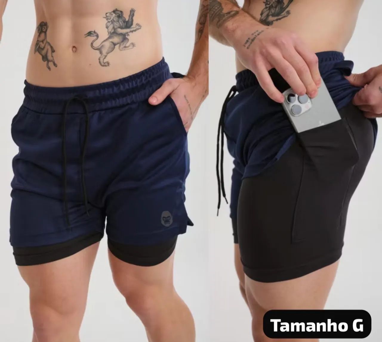 Short Kong Dry fit Tamanho G - Foto 3