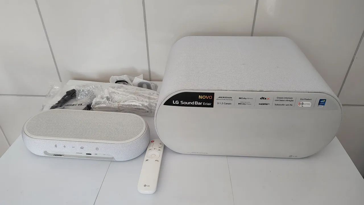 Soundbar LG Eclair 3.1 canais Modelo QP5W Bluetooth 