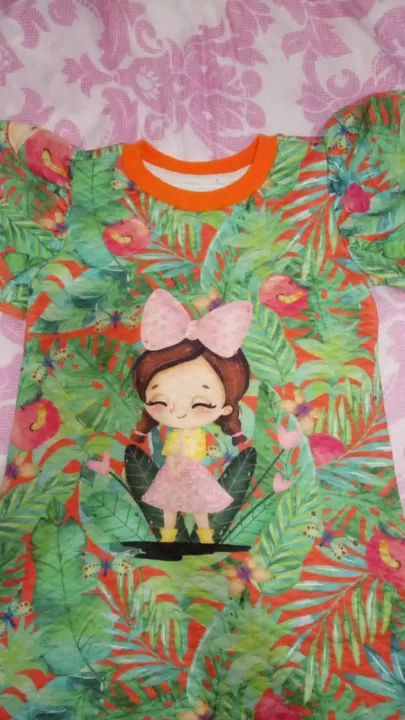 Vestido Infantil Tropical