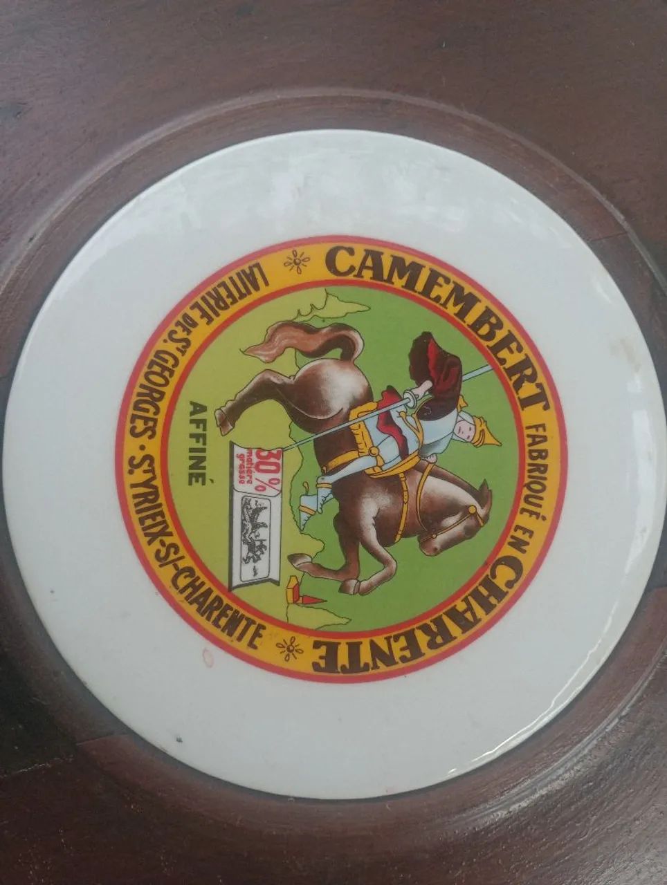 Prato Camembert Antigo Colecionável,ler... - Foto 3