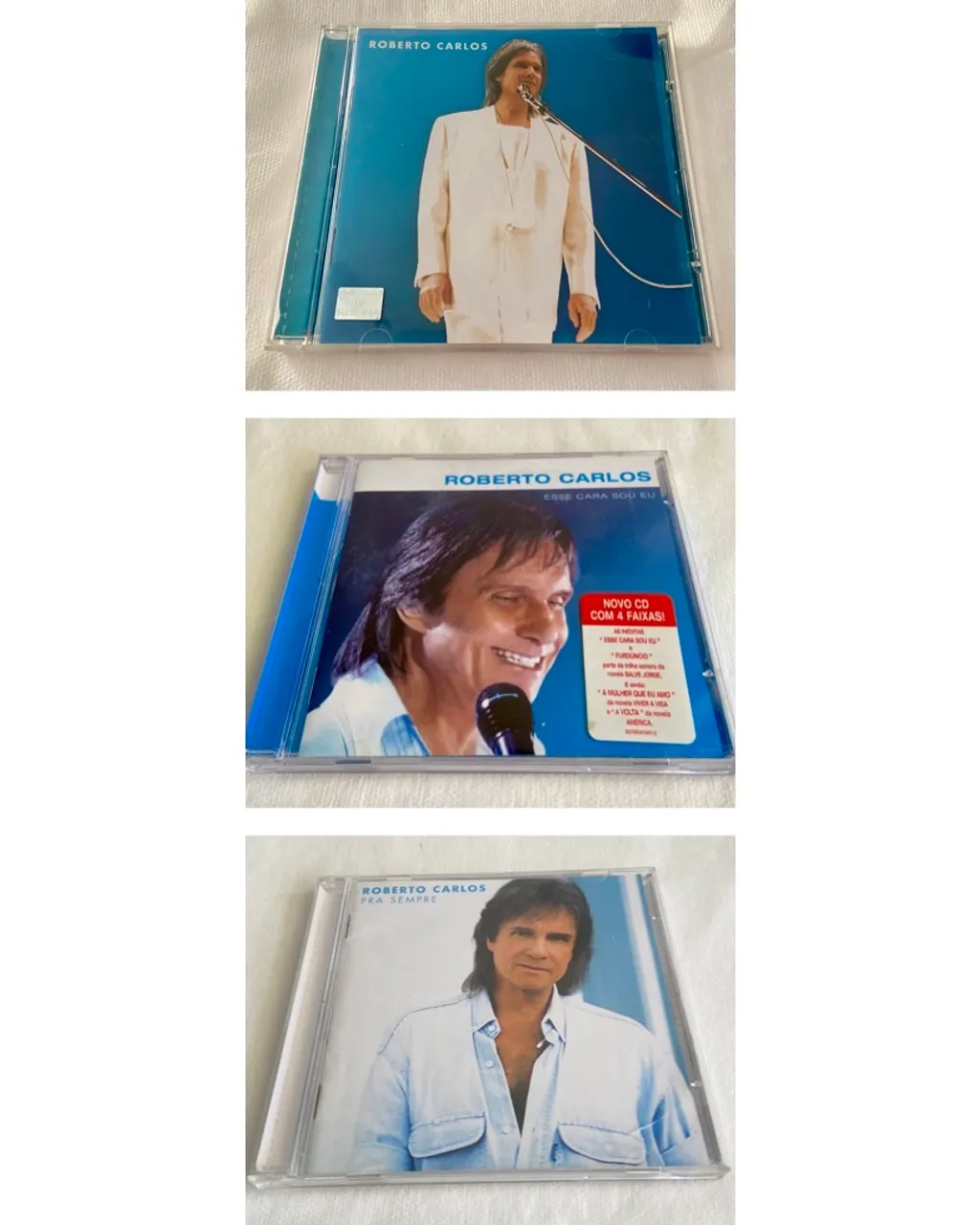 3 CDs - Roberto Carlos (ORIGINAIS)