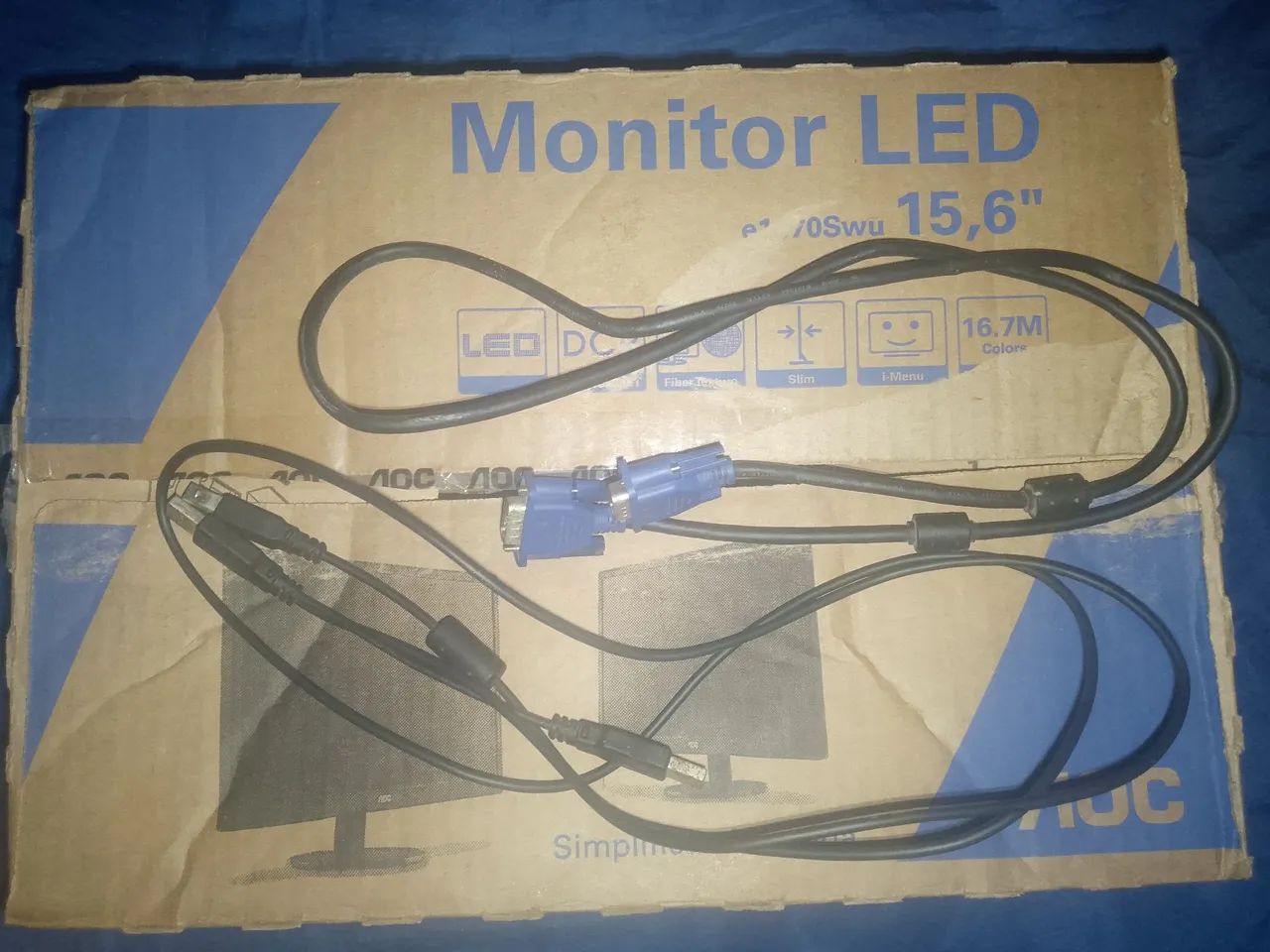 Monitor AOC 15.6' e1670swu wm - Foto 2