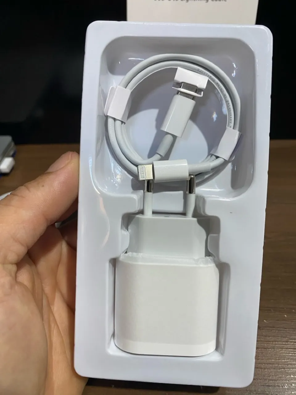 Carregador Apple com Cabo Lightning - Novo