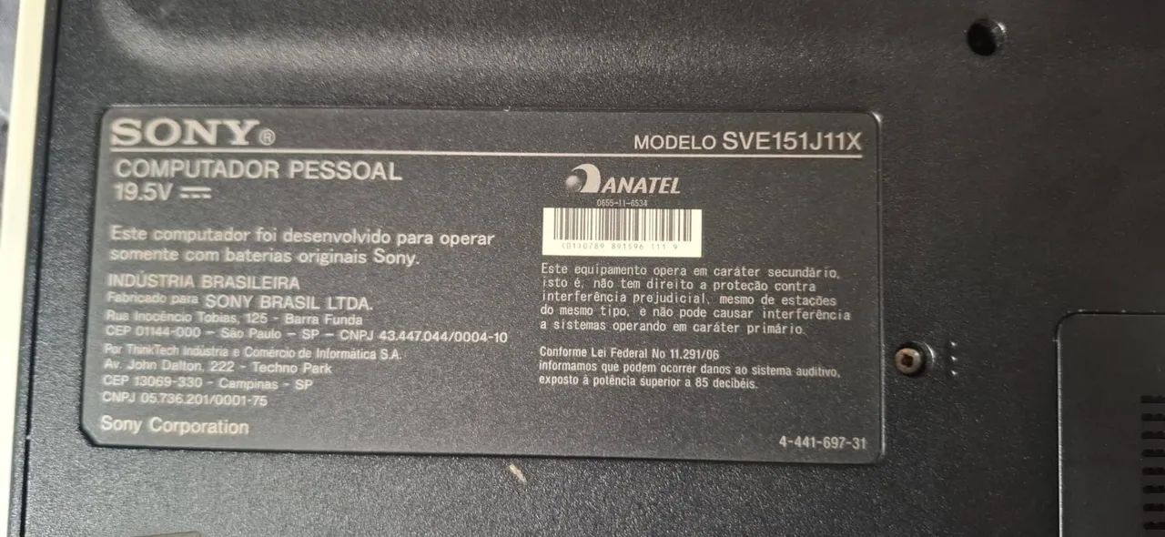 Notebook Sony  Vaio I3 - Foto 5