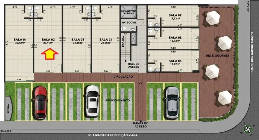 Loja Grande no Térreo em Jardim Atlântico Olinda - Foto 7