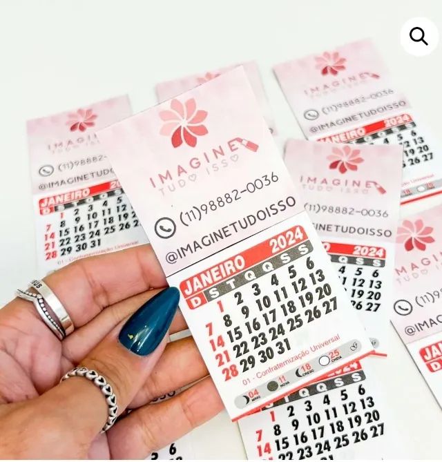 ? Mini Calendários Personalizados ? 100 unidades - Foto 5