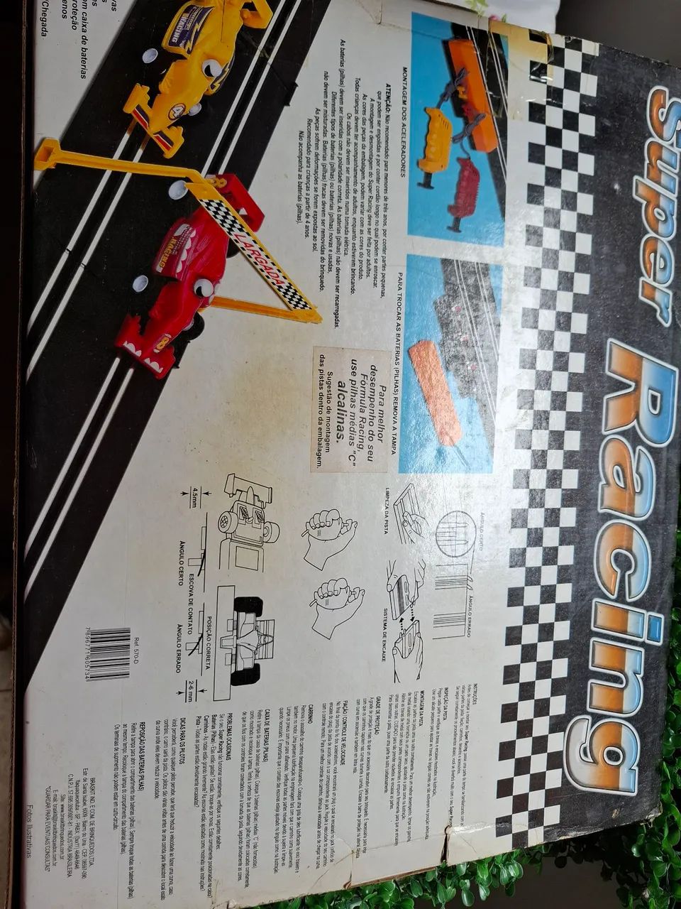 Pista de carrinhos de corrida usado com defeito - Foto 2