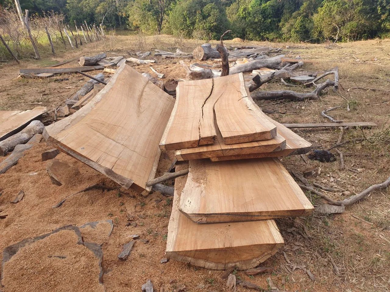 Prancha para mesa rústica 