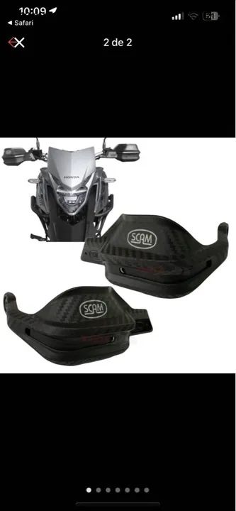 Par de Protetores de Mãos SCAM para Honda CB 300