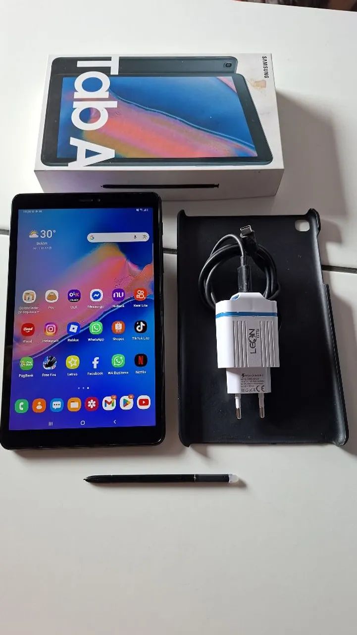 Tablet Samsung Tab A Cm Caneta S Pen 8 poleg 32Gigas e chip 4G - Foto 4