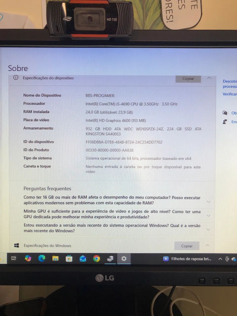 Vendo PC i5-4690 com 16 gigas de ram - Foto 6