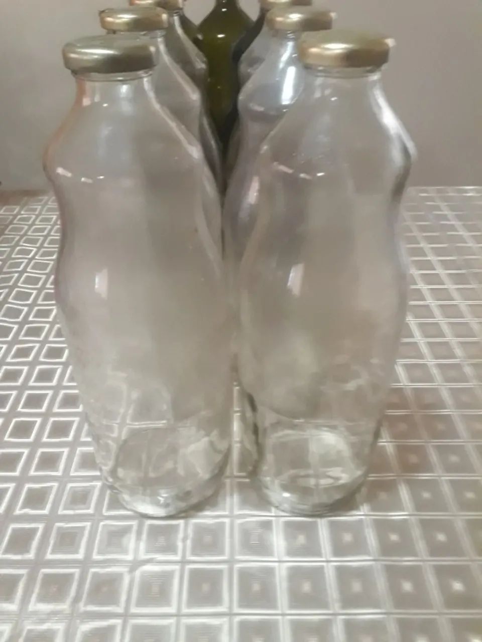 Garrafas Vidro de 1,5  Lt