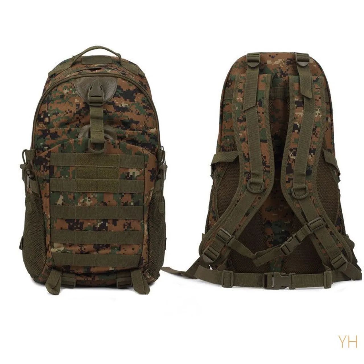 Mochila Tática Militar Verde - Foto 3