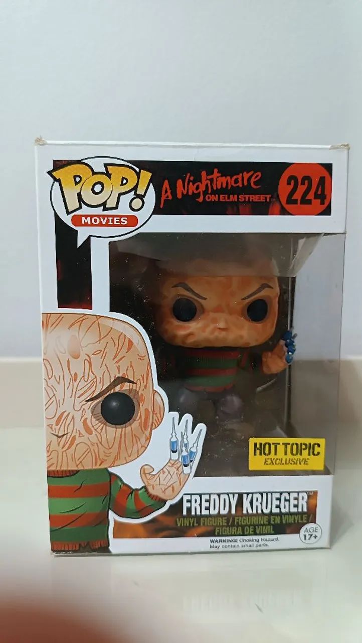 Funko Pop Freddy Krueger 226 (seringas) Hot Topic Exclusive 