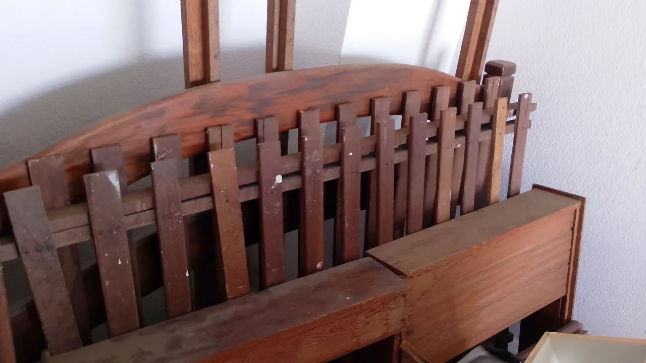 Cama de madeira ,veio de Manaus  - Foto 2