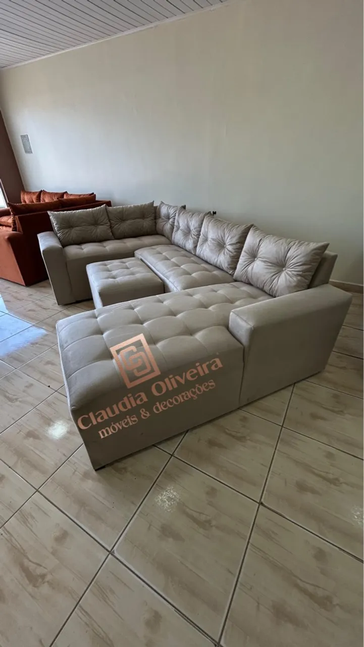 Sofá três peças NOVO