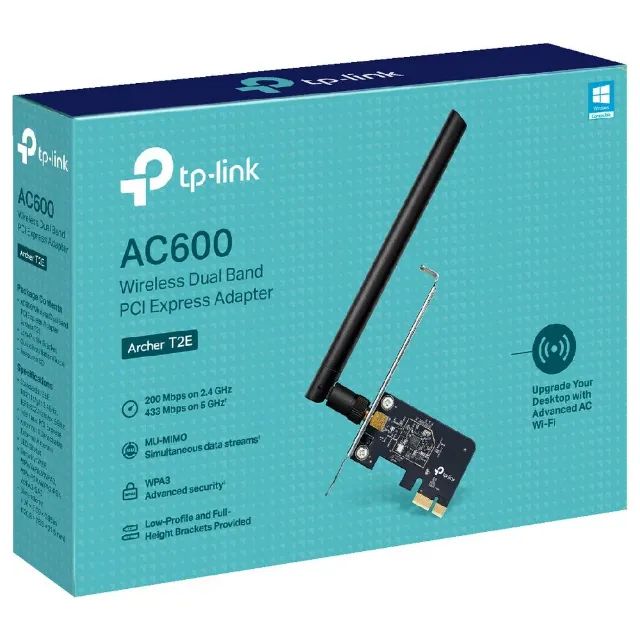 Placa Wireless AC600 Tp-link Archer T2E