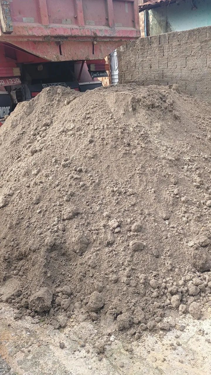Areia, aterro,brita,barro de jardim locação de caminhão munck e limpeza de terreno. - Foto 5