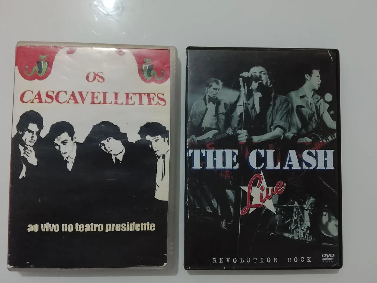 DVD os Cascavelltes ao vivo e The Clash ao vivo
