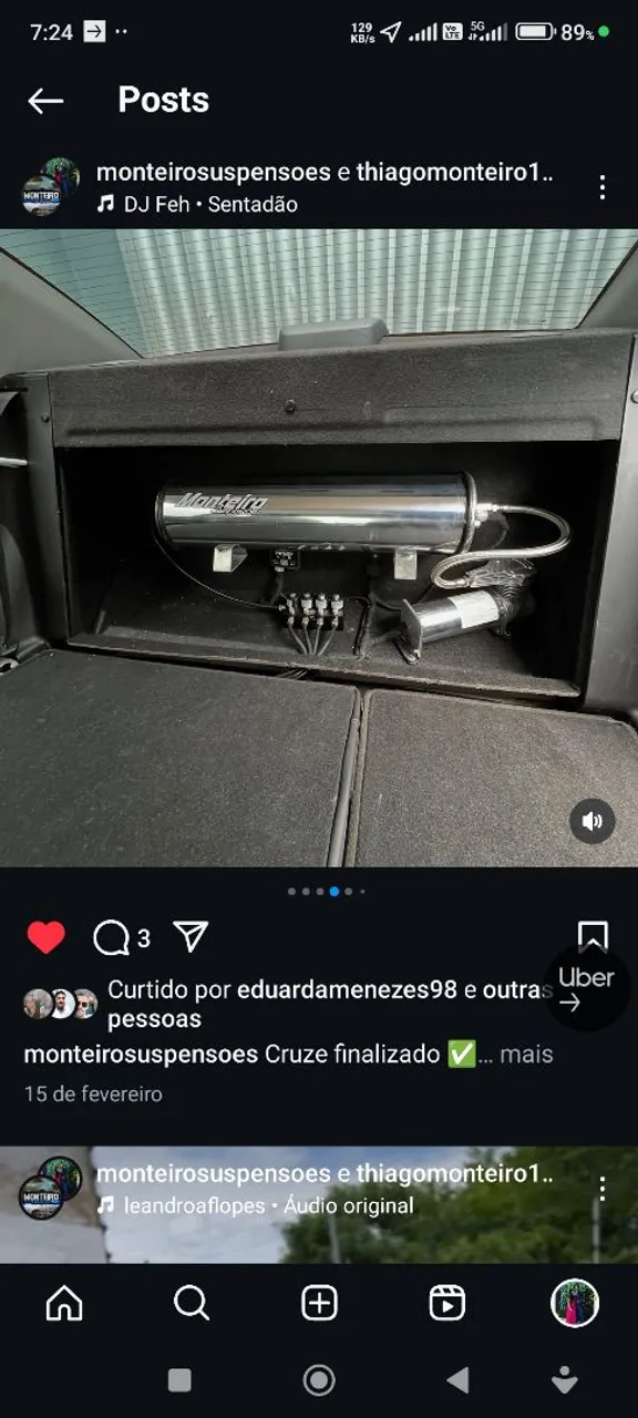 Tanque de Ar Suspensão