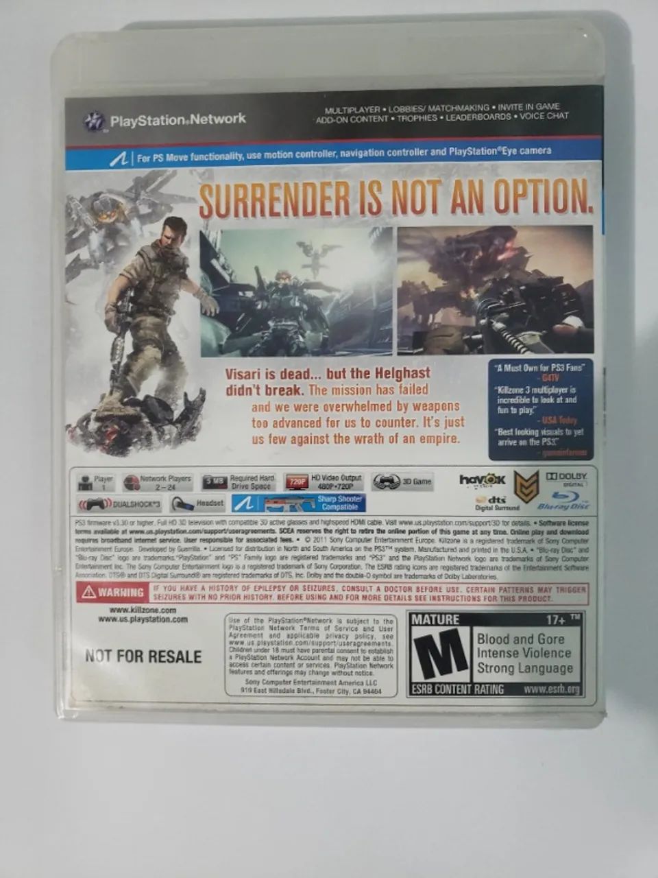 Kilzone 3 - PS3 - Foto 2