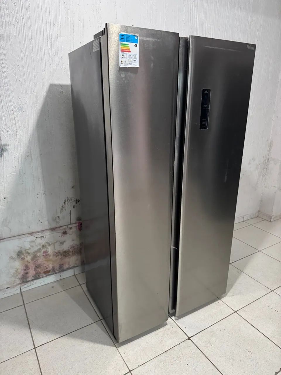 GELADEIRA SIDE BY SIDE INOX 504L OPORTUNIDADE 3.200 - Foto 2