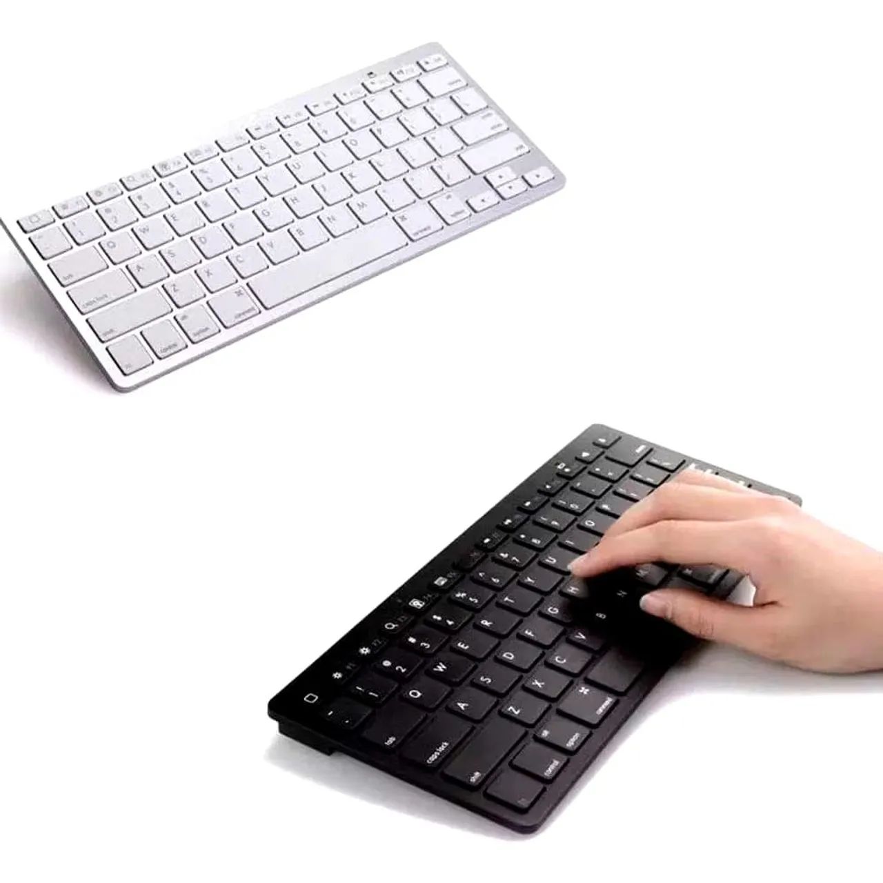 Teclado sem fio bluetooth Key board pra tablet, celular bem computador - Foto 2