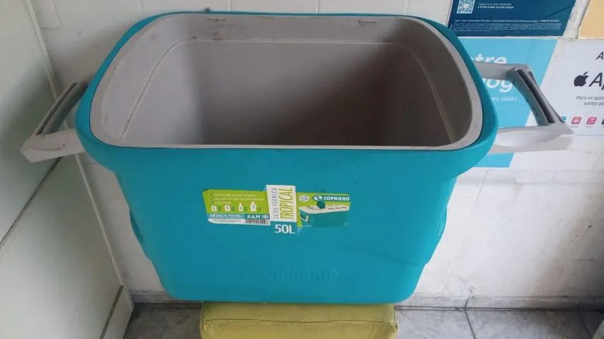 Caixa Térmica Soprano Tropical Plus 50L - Azul pouco uso - Foto 2