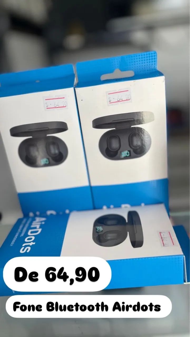 Fone Bluetooth Airdots - 64,90 promoção 