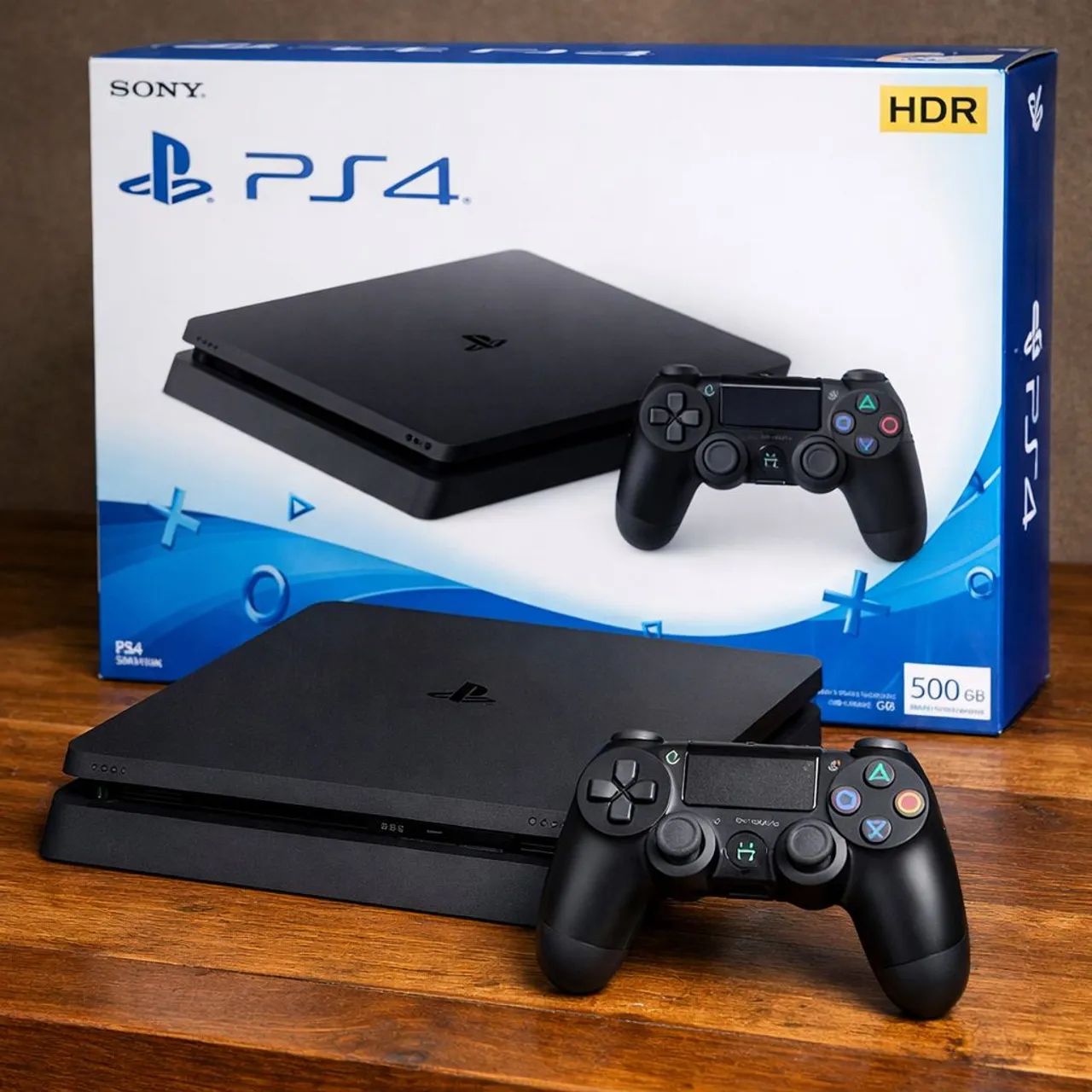 PS4 SLIM  + CONTROLE ORIGINAL