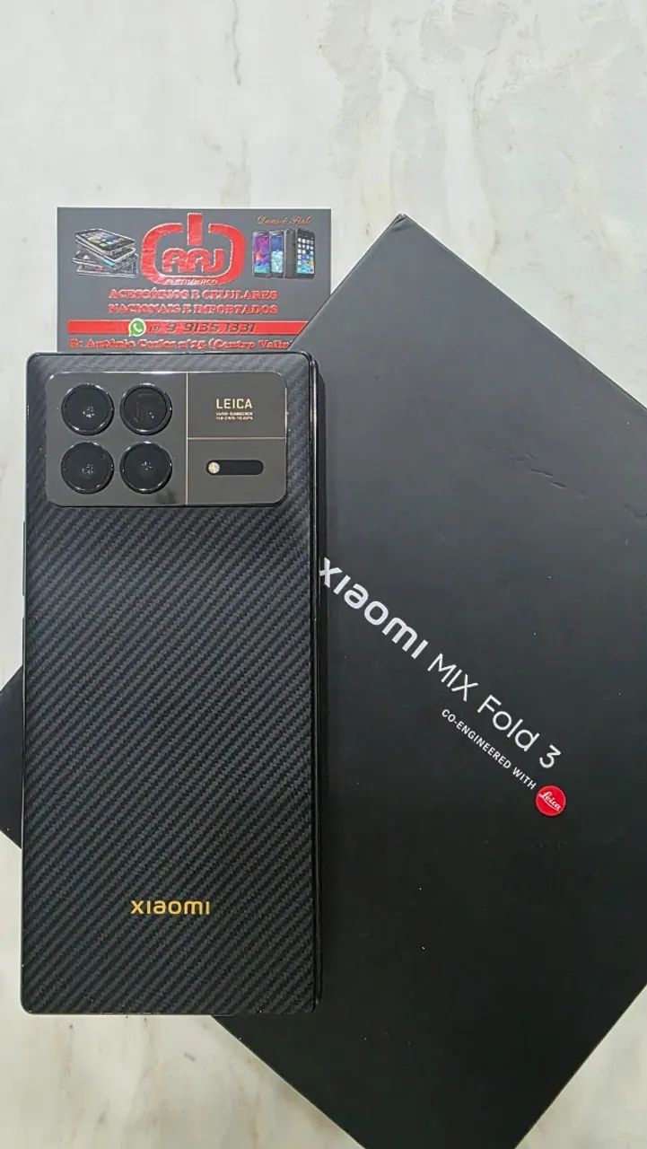 Xiaomi Mix Fold 3 Dobrável 12GB 256GB - Celulares e Smartphones