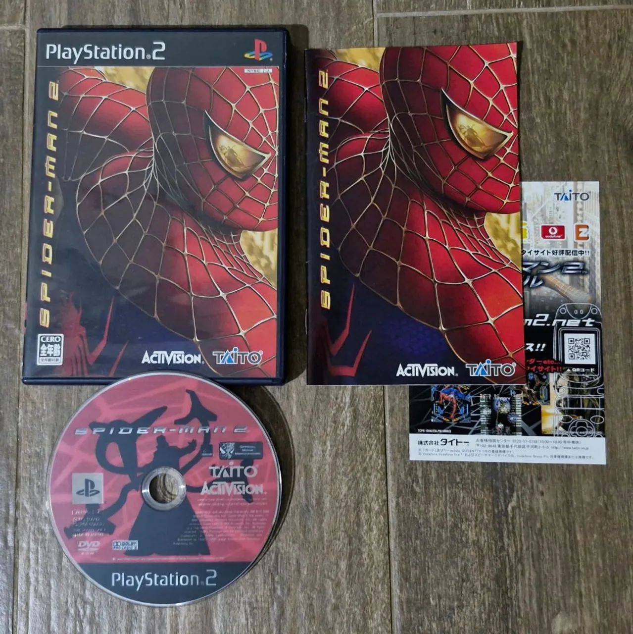SPIDERMAN 2 PS2 ORIGINAL JAPONES 