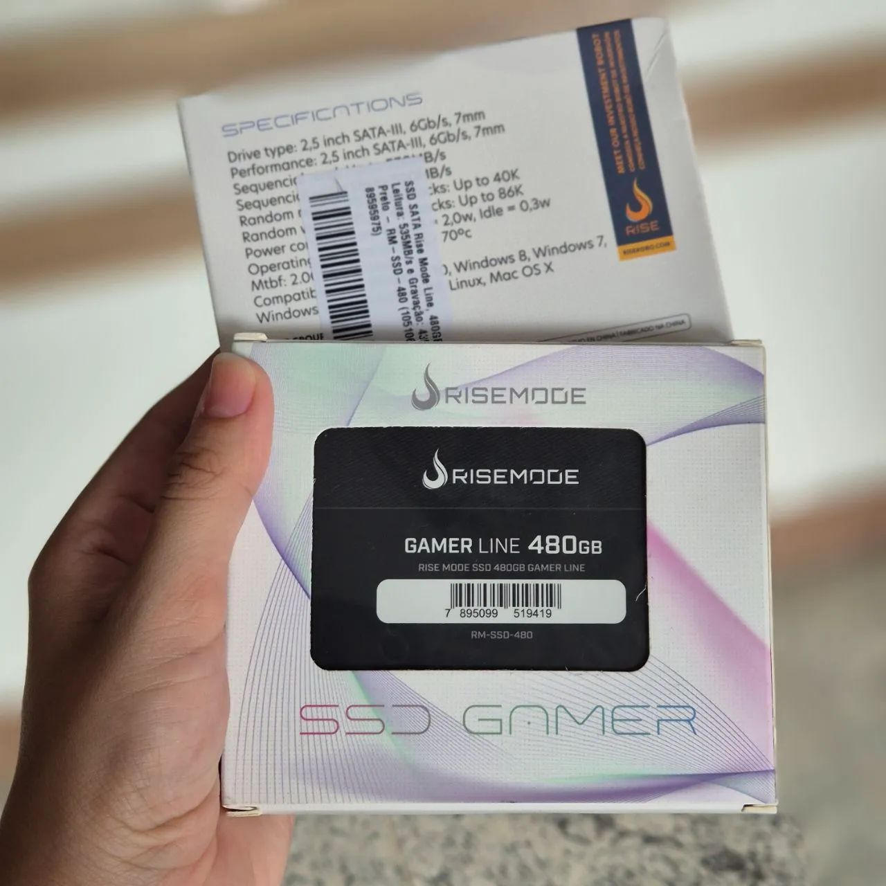 Ssd Sata III 480GB RiseMode