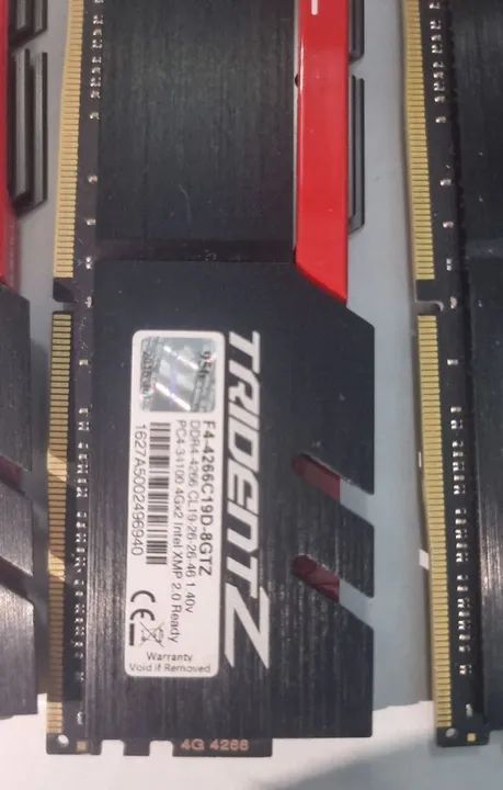 Memória RAM TridentZ 4266MHz 16GB DDR4