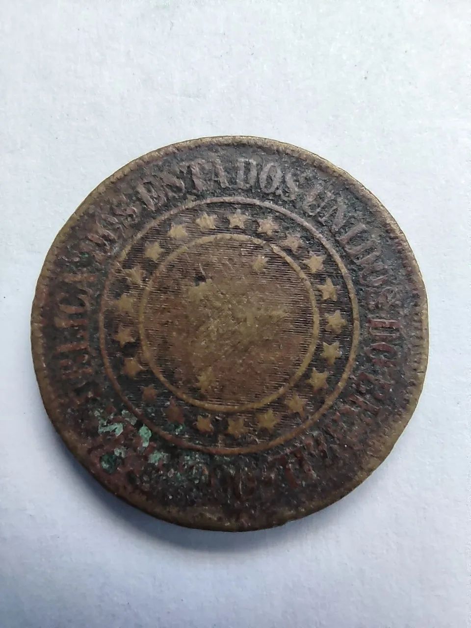 MOEDA ANTIGA 40 RÉIS - Brasil  - Foto 2