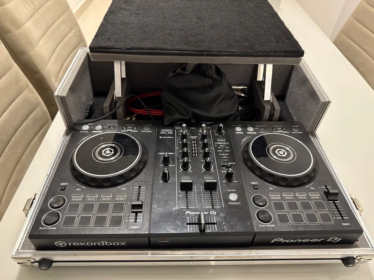 Comtroladora Ddj 400 Pioneer com a case metal - Foto 4