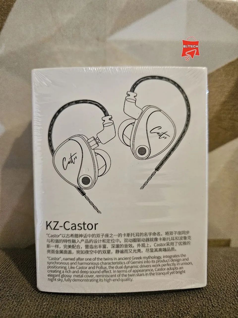 Fone KZ Castor harman target - com equalizador - original e lacrado! 