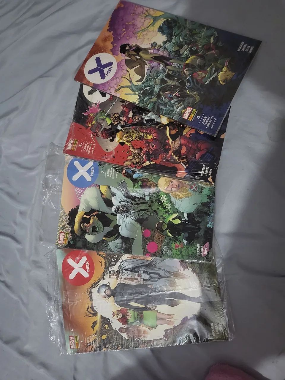 Quadrinhos X-Men - Edições 1 2, 3 e 4