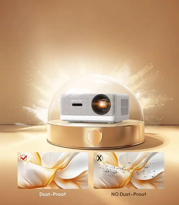 Projetor BYINTEK LOVE U14 Full HD Bluetooth WiFi 6 1250ANSI Foco Automático - Foto 6