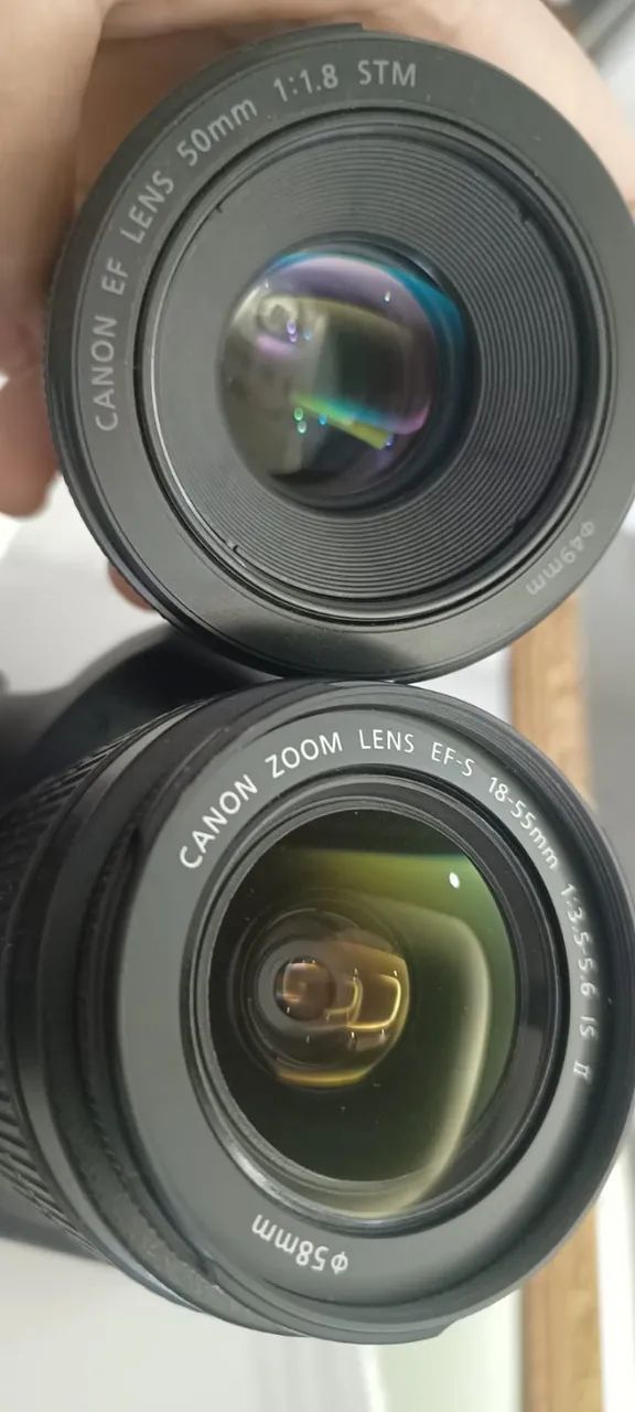 Câmera Canon nova + lentes - Foto 3