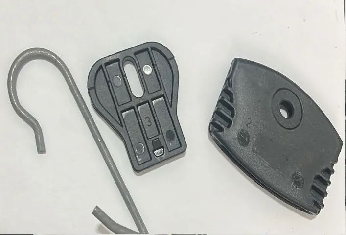 Esticador Cabo Fio Drop Ftth Tipo Cunha M1 Preto